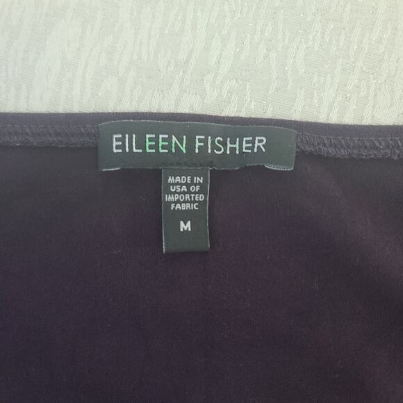 Eileen Fisher women's stretch scoop tank top purple Size medium - Picture 8 of 9